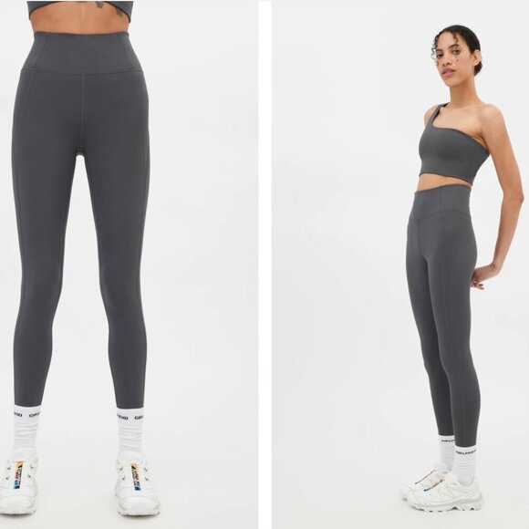 Girlfriend Collective Compressive High-Rise Legging in Moon Gray S $88 - Picture 2 of 7